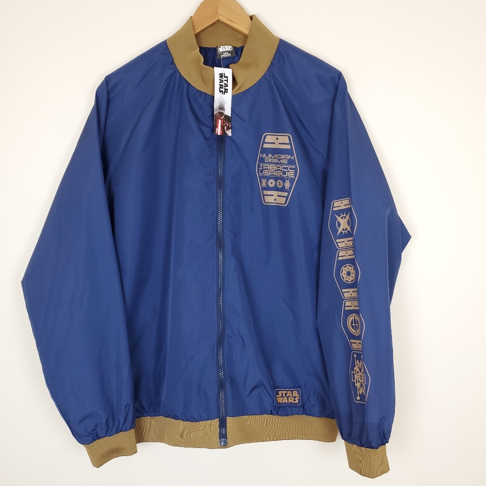 Culturefly Star Wars Sabacc League Track Jacket NWT